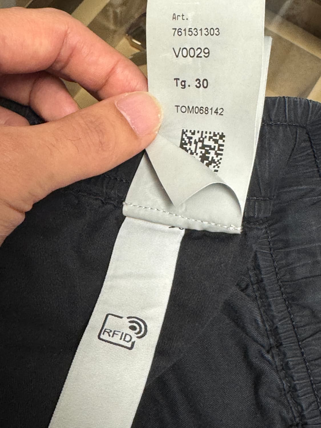 스톤아일랜드 카고 조거 블랙 상품이미지6