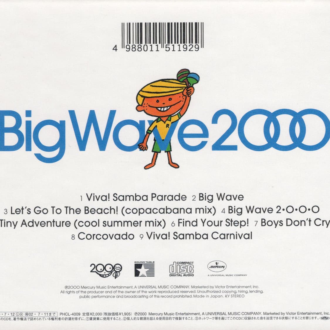 ROUND TABLE - Big Wave 2000 초회 한정판 희귀음반  상품이미지7