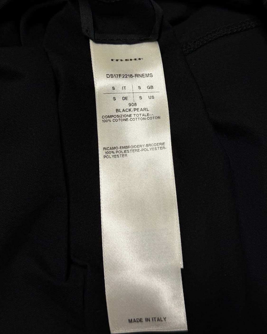 (새상품) 릭오웬스 다크쉐도우 롱슬리브 블랙 S 상품이미지4