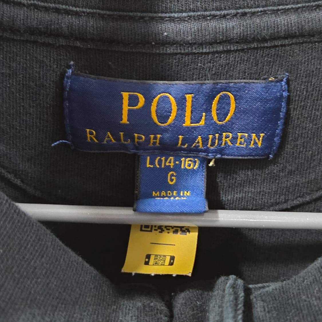 폴로랄프로렌 키즈 노르딕 패턴 프린팅 풀오버 하프집업 롱슬리브 L(14/ 상품이미지3