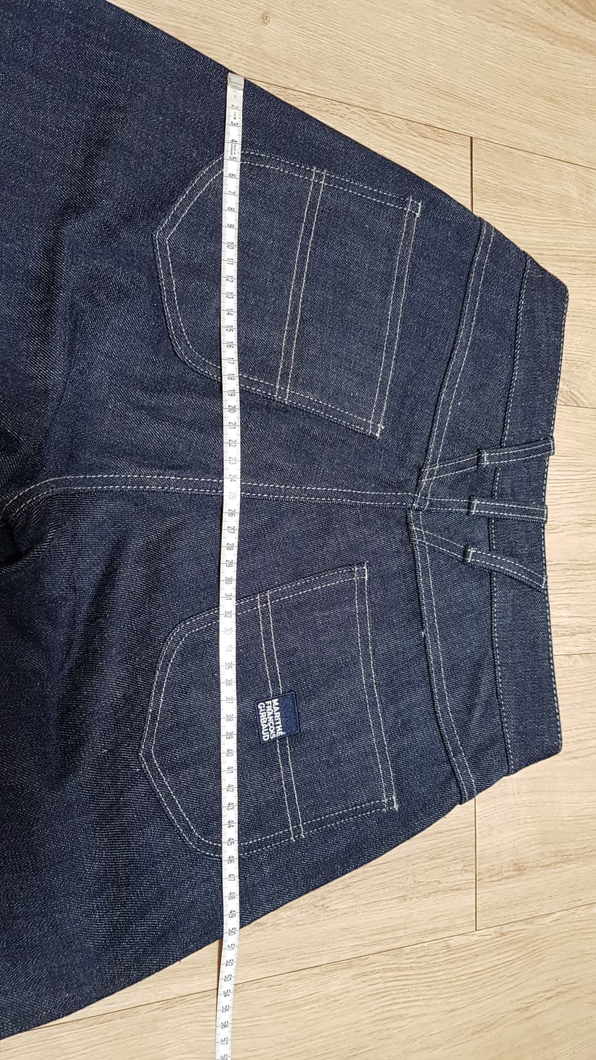 마리떼프랑소와저버 셀비지 생지 다크블루 데님 팬츠 상품이미지4