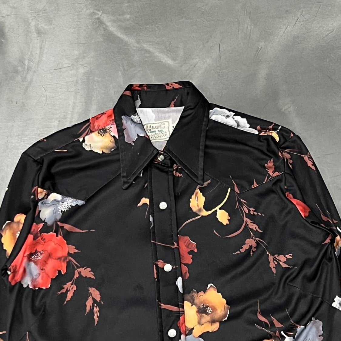  빈티지 플라워 패턴 셔츠 y15111 상품이미지3
