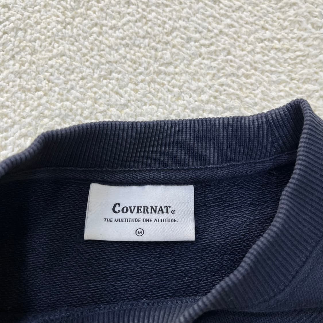 M 커버낫 빅로고 긴팔 맨투맨 0324M 상품이미지2