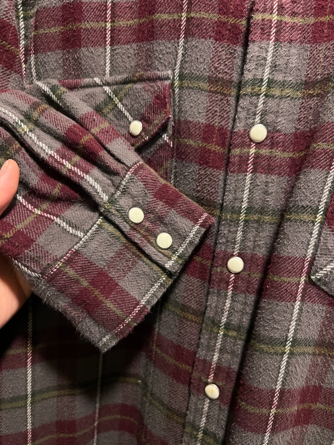 [XL]리바이스 타탄체크 웨스턴 플란넬 셔츠 상품이미지4