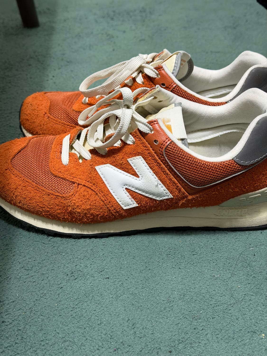 270) 뉴발란스 574 헤리티지 오렌지 단품 상품이미지3
