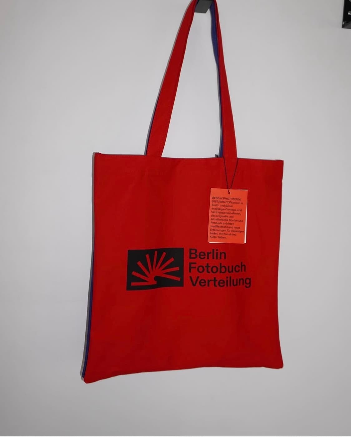 베를린포토북디스트리뷰션 에코백 레드 상품이미지1