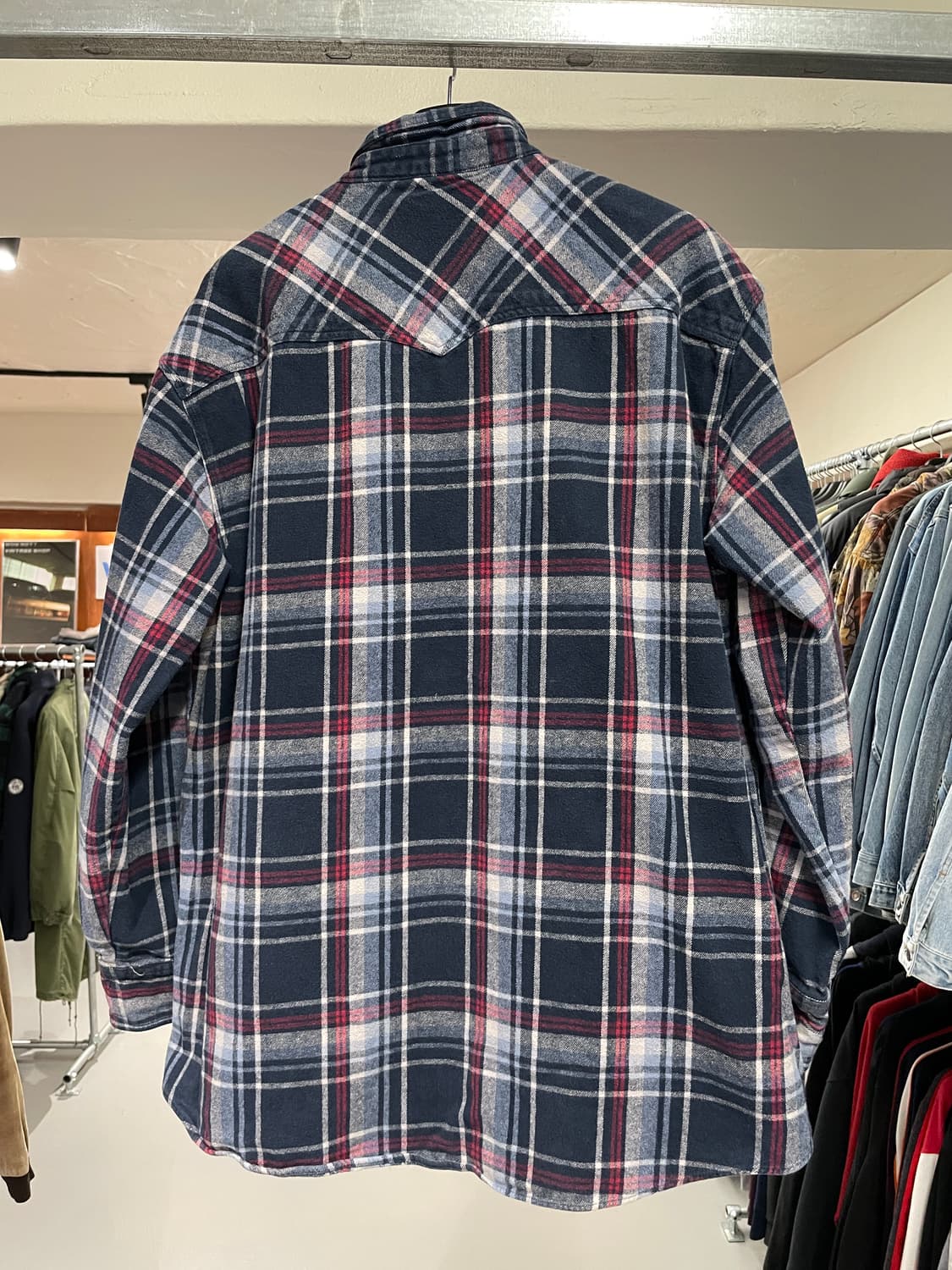 빈티지 플란넬 웨스턴 셔츠 상품이미지5