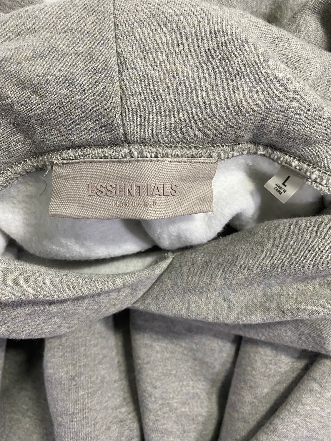 피어오브갓 에센셜 빅로고 릴렉스드 후드티 L 상품이미지4