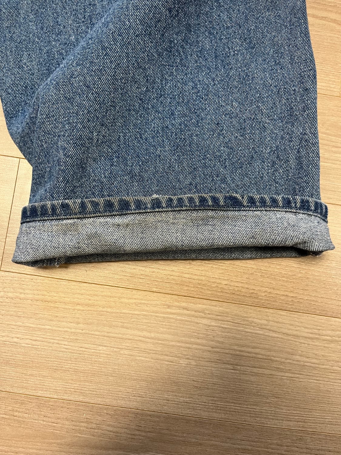 오베이 빅위그 베기 데님 라이트 인디고 32사이즈 상품이미지8