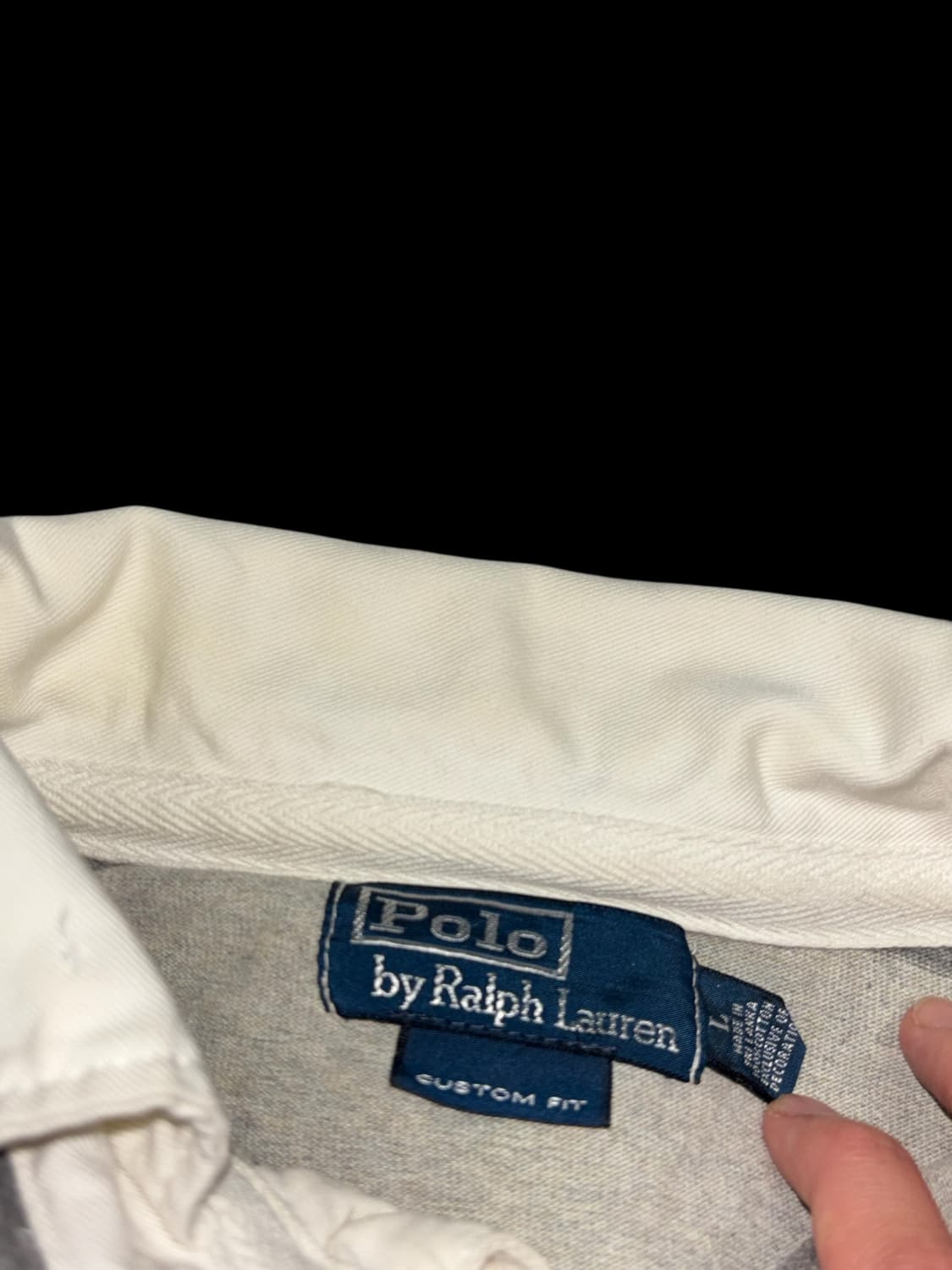 폴로 랄프로렌 레어 빈티지 럭비티 후드티 상품이미지10