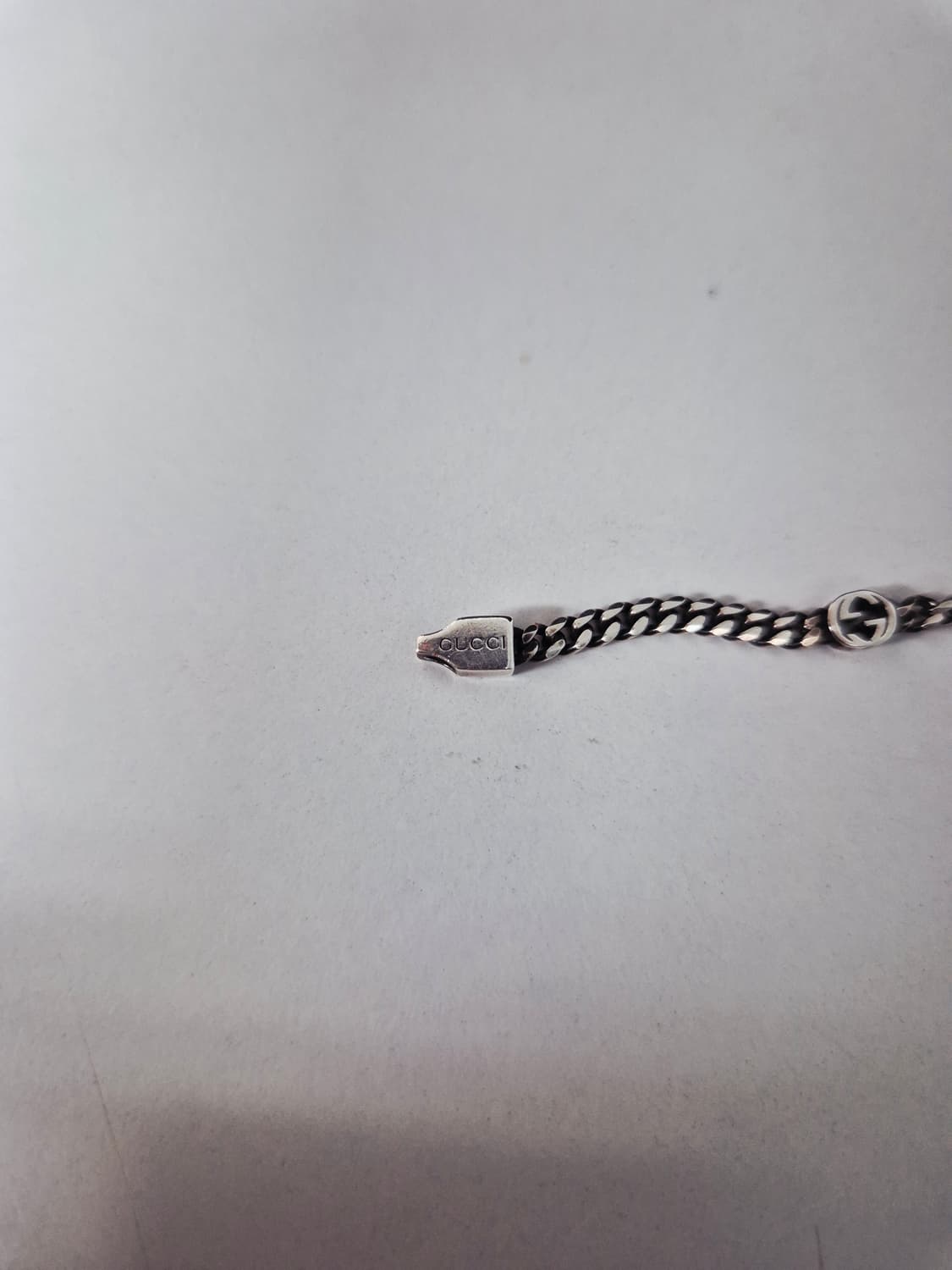 구찌 인터로킹 체인 팔찌  상품이미지6