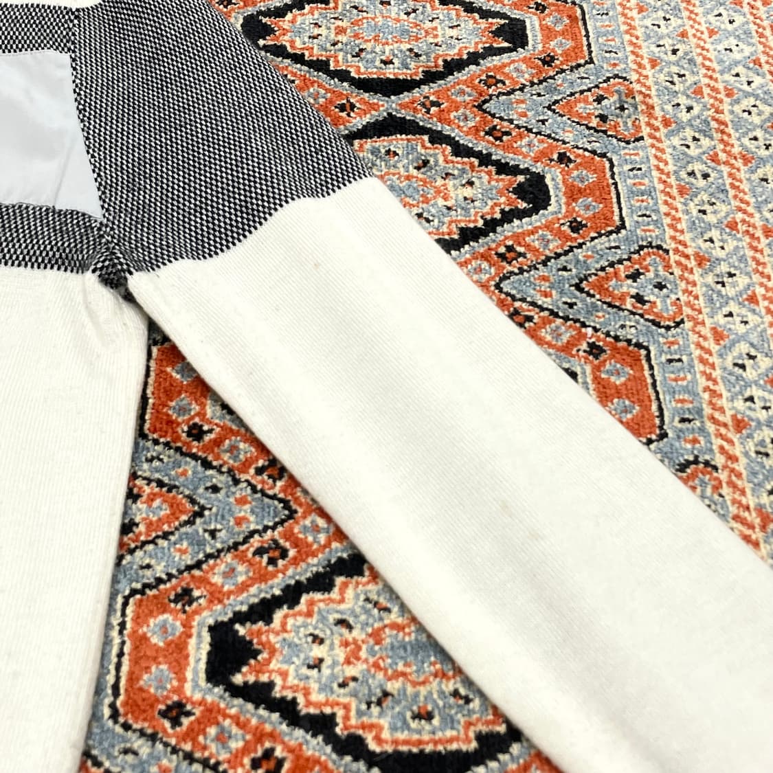 풋조이 아이보리 골프 반집업 니트 남성M 상품이미지3