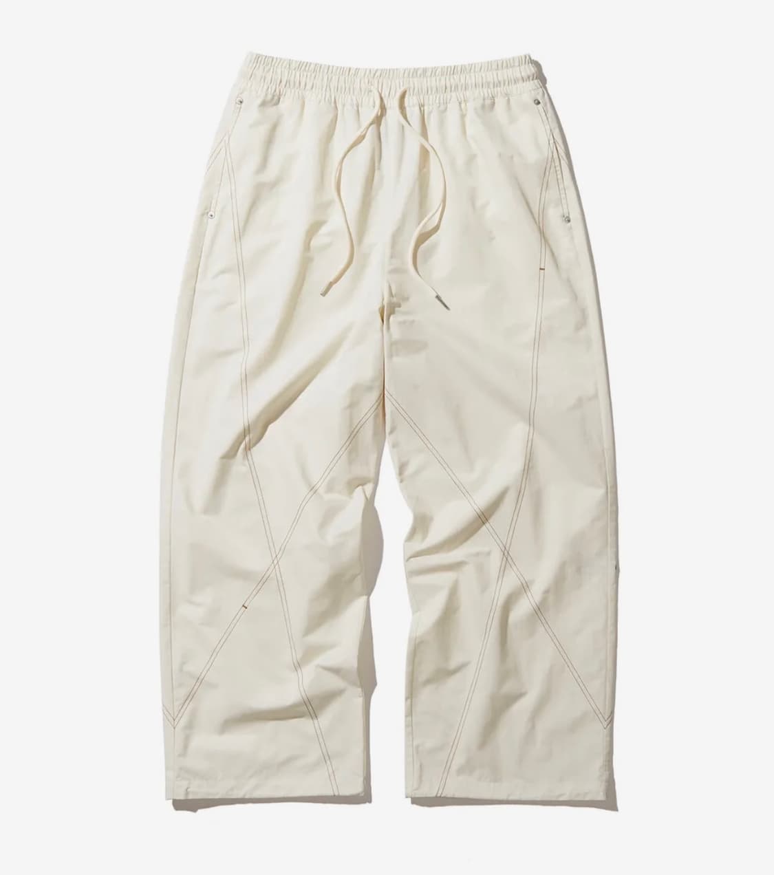 1993스튜디오 더블 스티치 와이드 팬츠 크림 L 상품이미지1