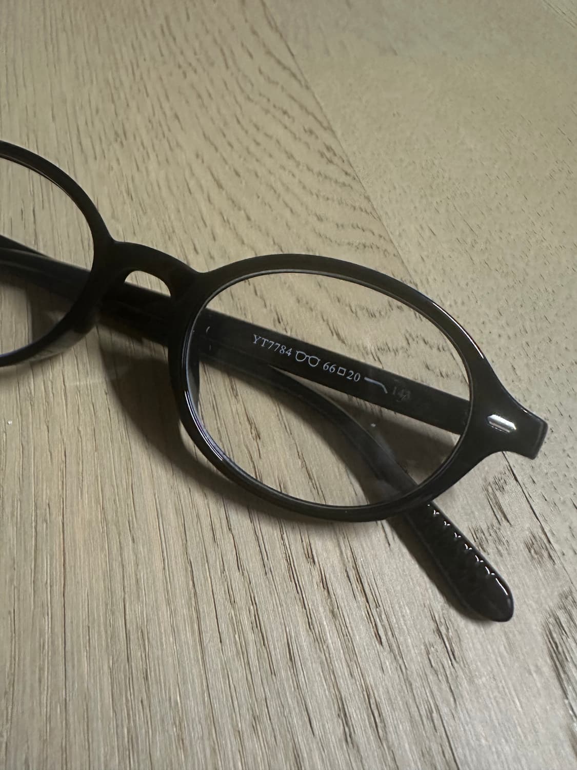 미우스타일 라운드 안경(블랙) 상품이미지1