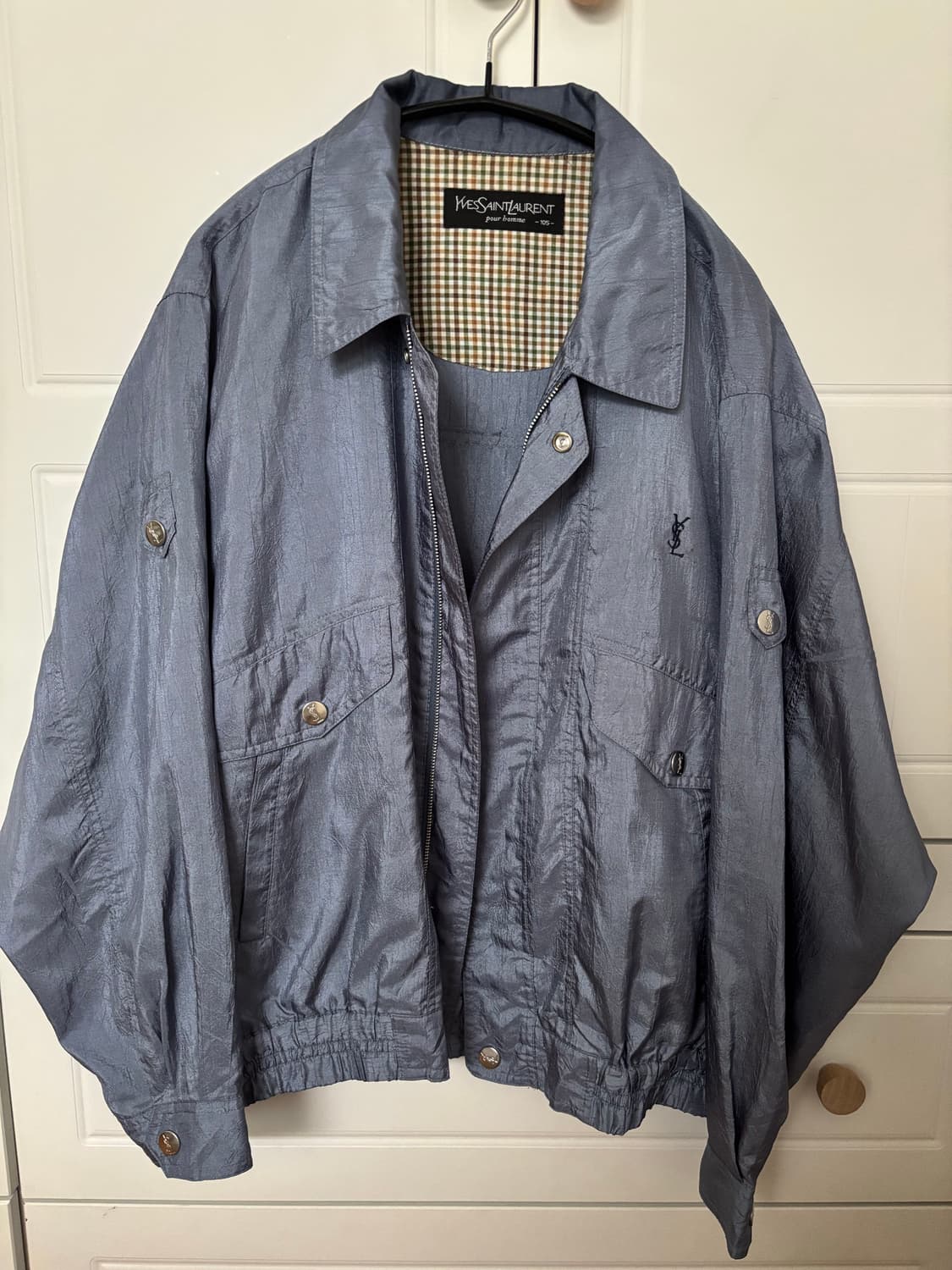 일본구매 입생로랑 빈티지 바람막이 재킷 생로랑 상품이미지1