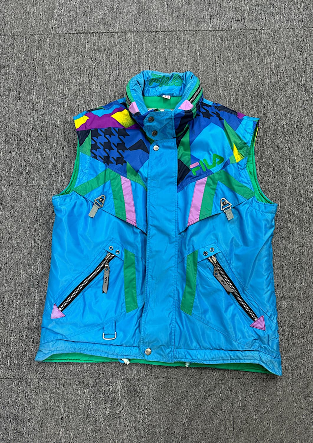 빈티지 휠라 조끼  상품이미지1