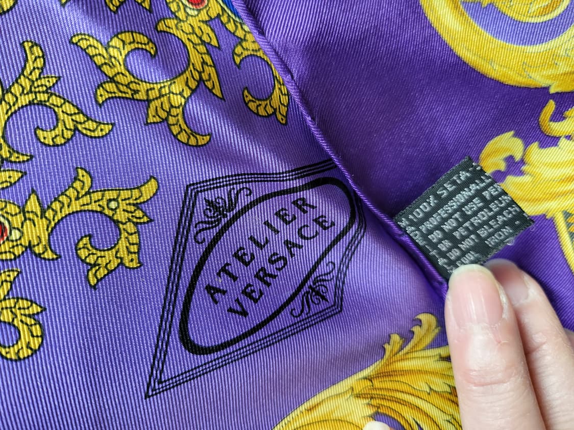 지아니 베르사체 실크 스카프 정품 새상  상품이미지8