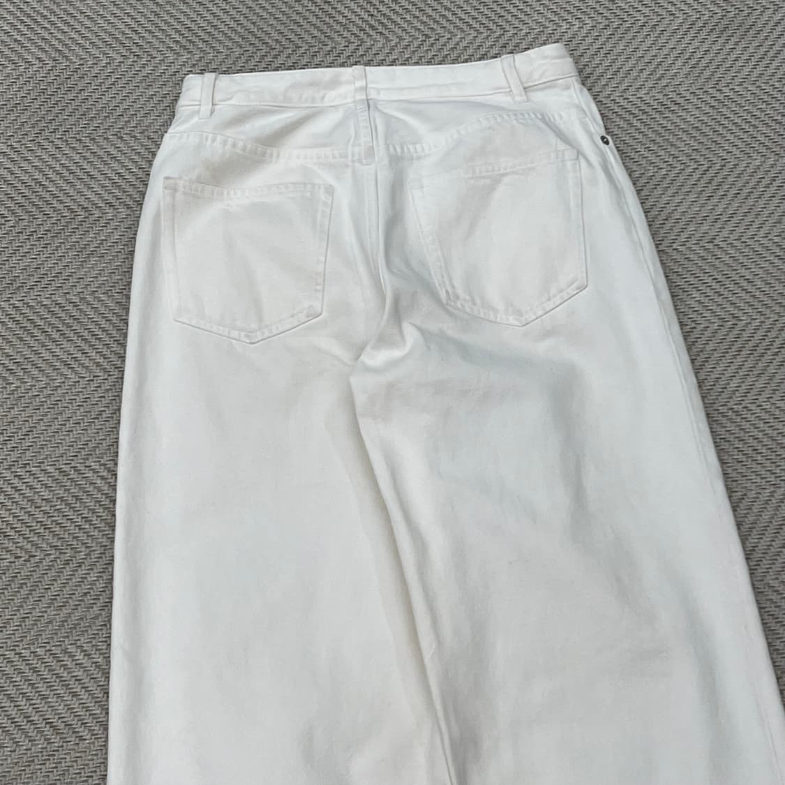 아페쎄 버튼플라이 화이트 팬츠 r3425 상품이미지4