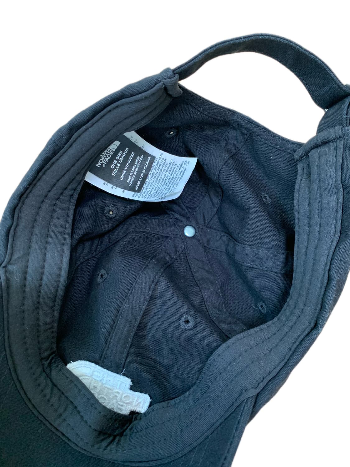 노스페이스 블랙 볼캡 모자 상품이미지3