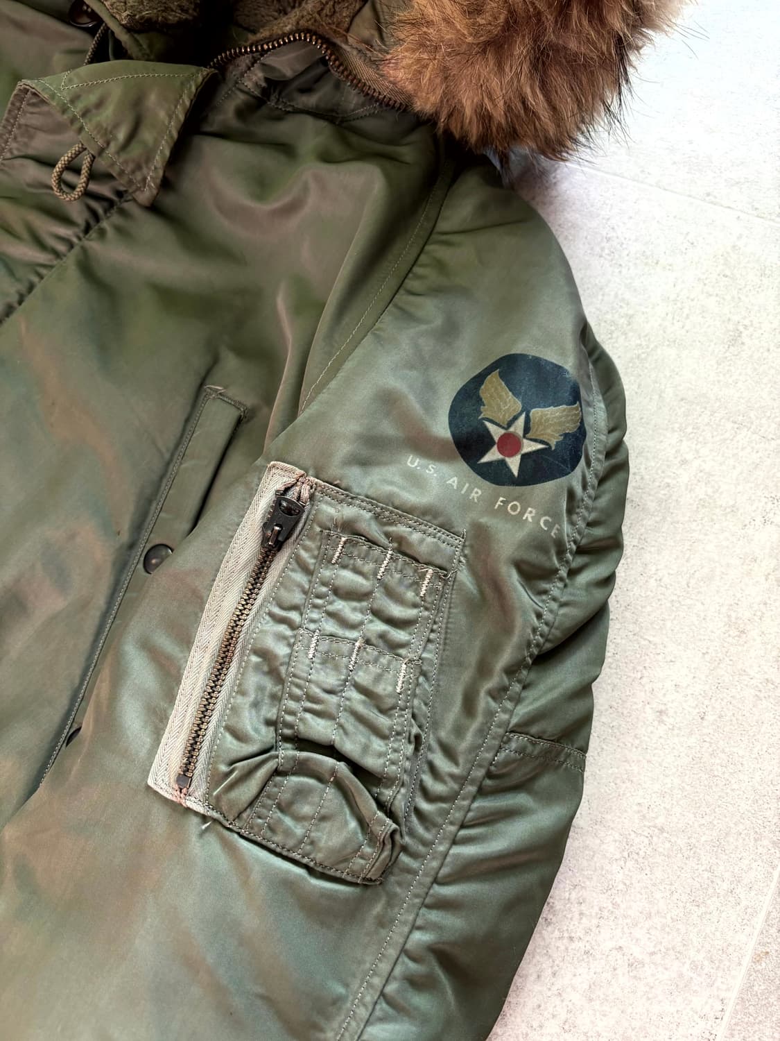 Early 60's 미 공군 N-3B 스노클 파카 M Skyline 상품이미지4