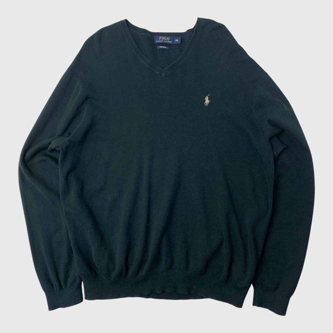 [XXL/정품] 폴로 랄프로렌 브이넥 니트 그린L1-0011 상품이미지1