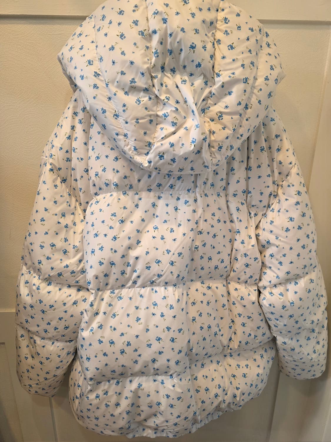 MIXXII 플라워 패턴 박스핏패딩 점퍼 상품이미지4