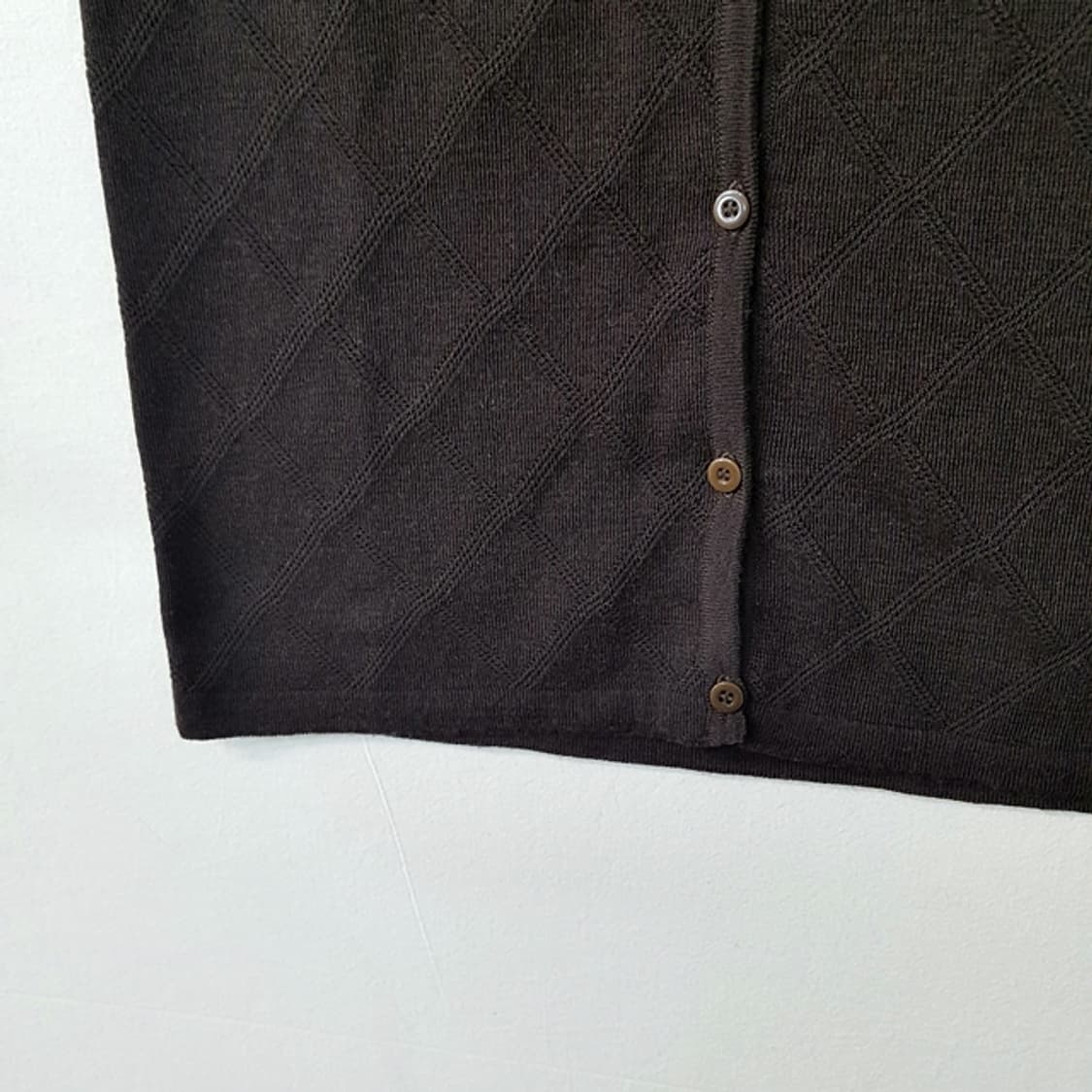 [새상품] PEARLY GATES 모 100% 조끼 브라운 상품이미지4