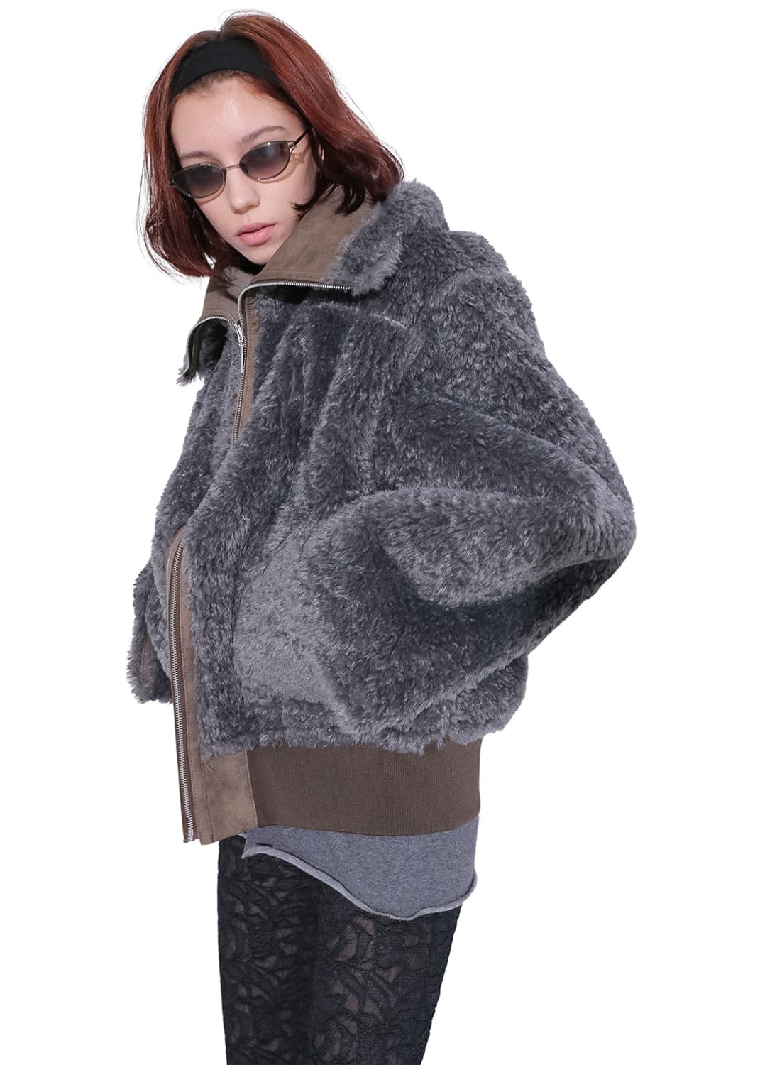 [F]퍼버즈 25fw Bulky Neck 리버시블 자켓 상품이미지2