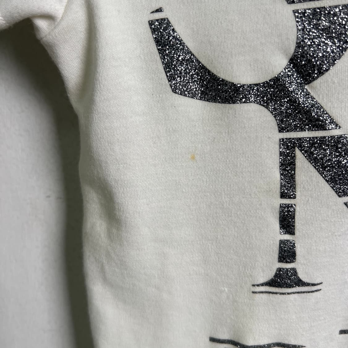 jpn vtg y2k 아일렛 지퍼 펀칭 헨리넥 반팔 티셔츠 M 상품이미지9