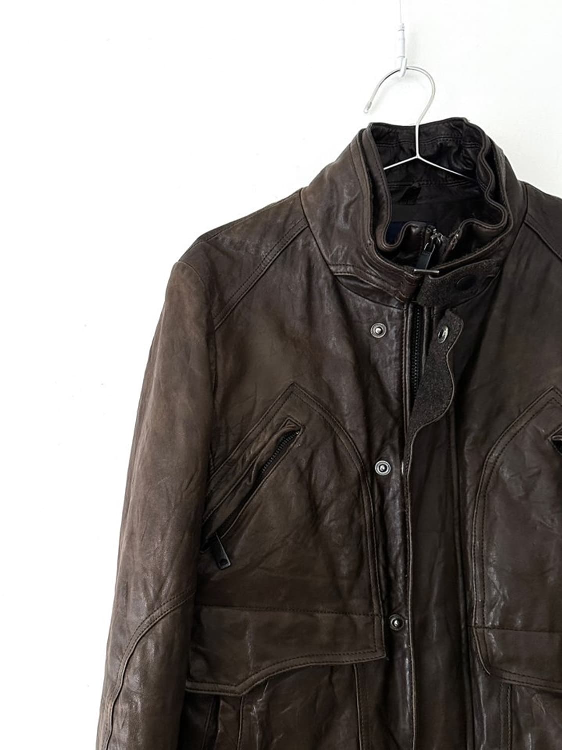 ZIOZIA bomber leather jacket 상품이미지3