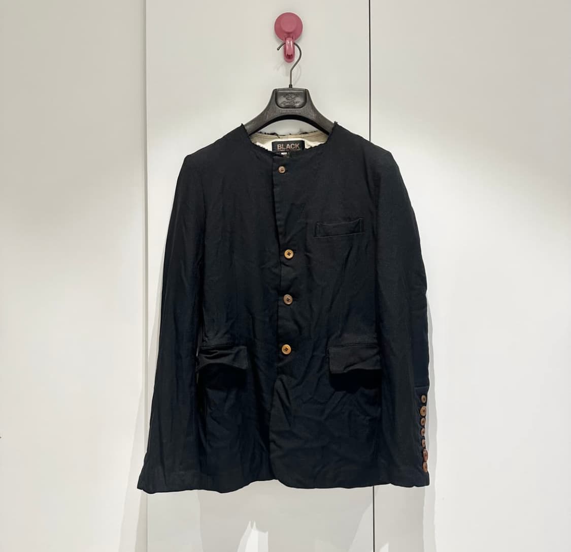 꼼데가르송 블랙 15aw Cutout 7B커프스 블레이저 상품이미지1