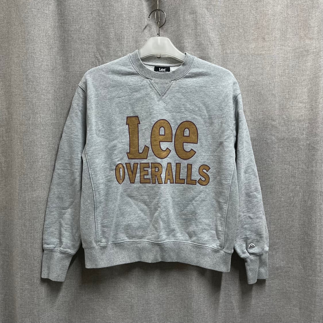 [M/오버핏] Lee 리 빈티지 로고 오버롤즈 긴팔 맨투맨 상품이미지2