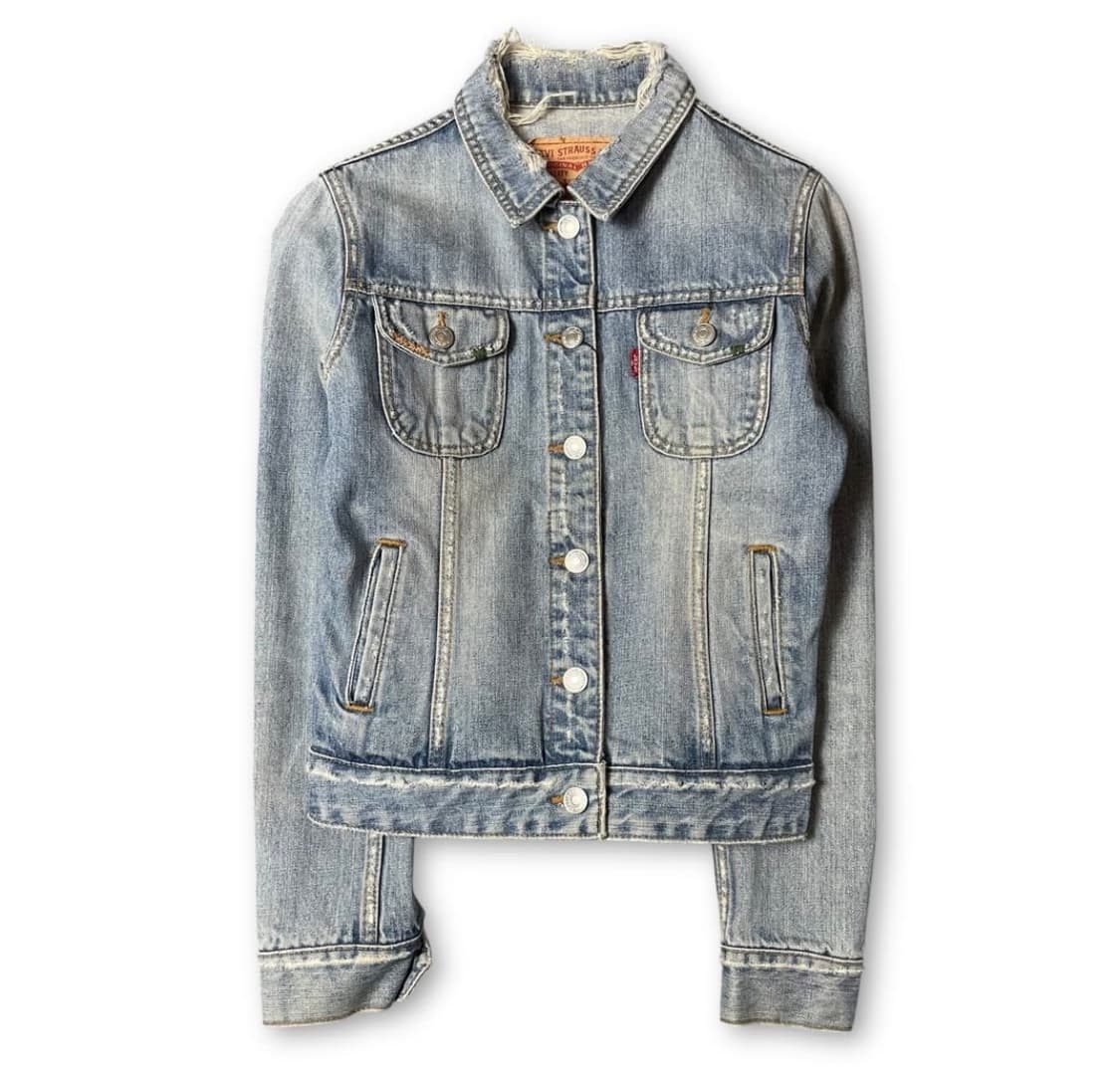 리바이스 78265 연청 투포켓 데님 자켓 90 상품이미지1