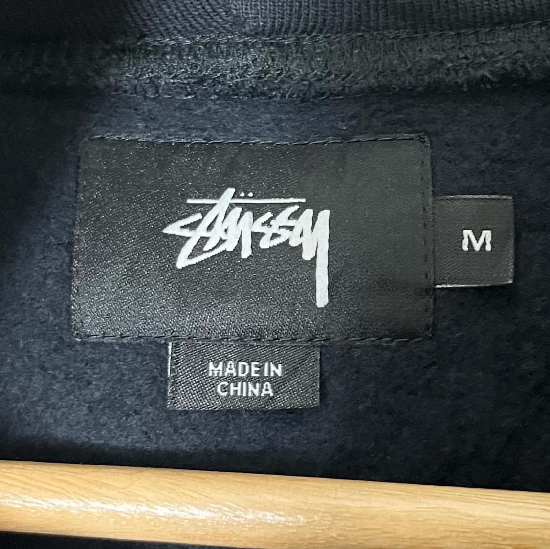 스투시 네이비 레드로고 후드티 상품이미지8