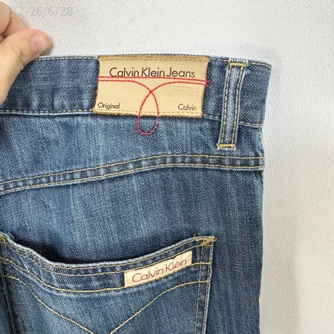 켈빈클라인 남자 데님팬츠 청바지 36인치정도 상품이미지7