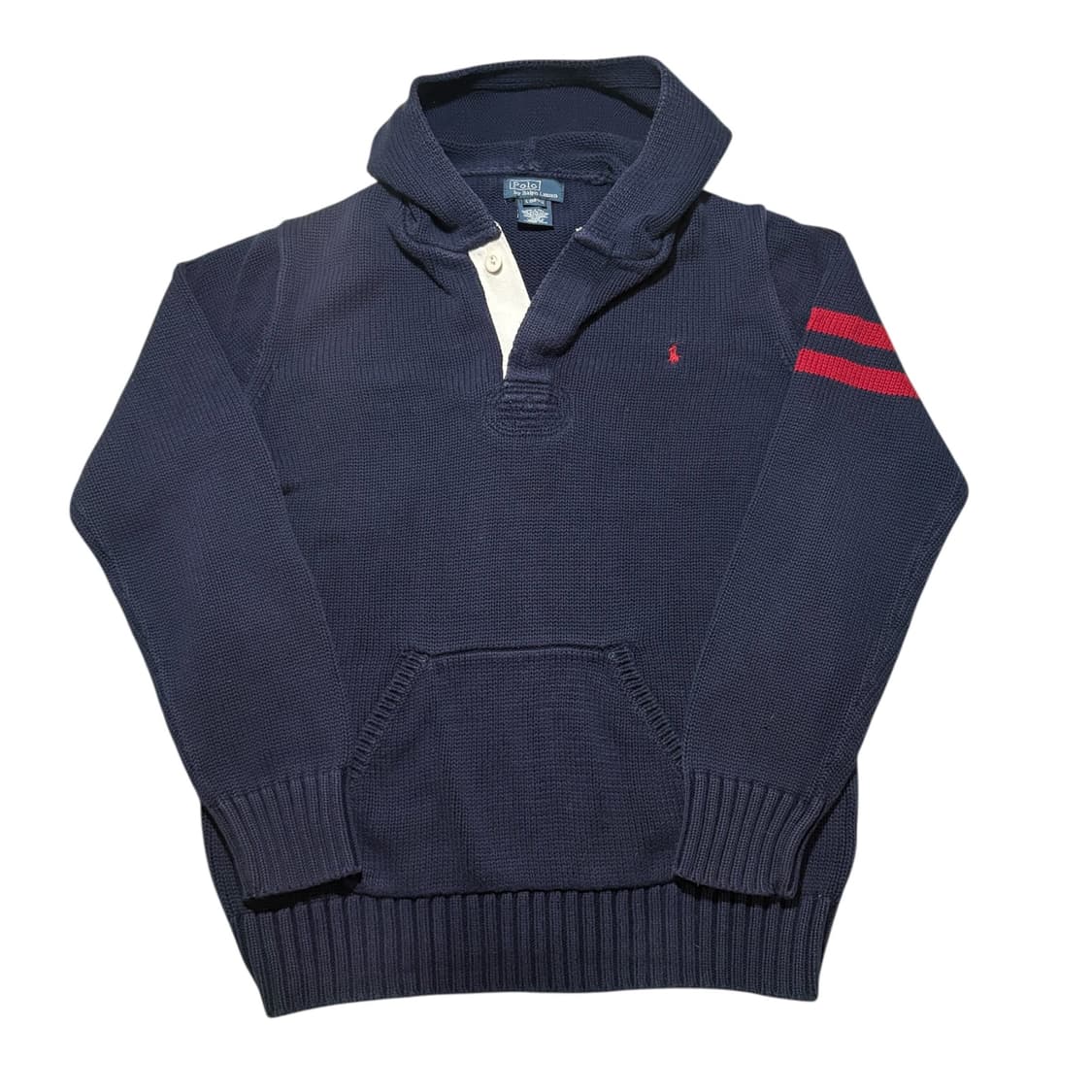 폴로 니트 후드티 S 상품이미지1