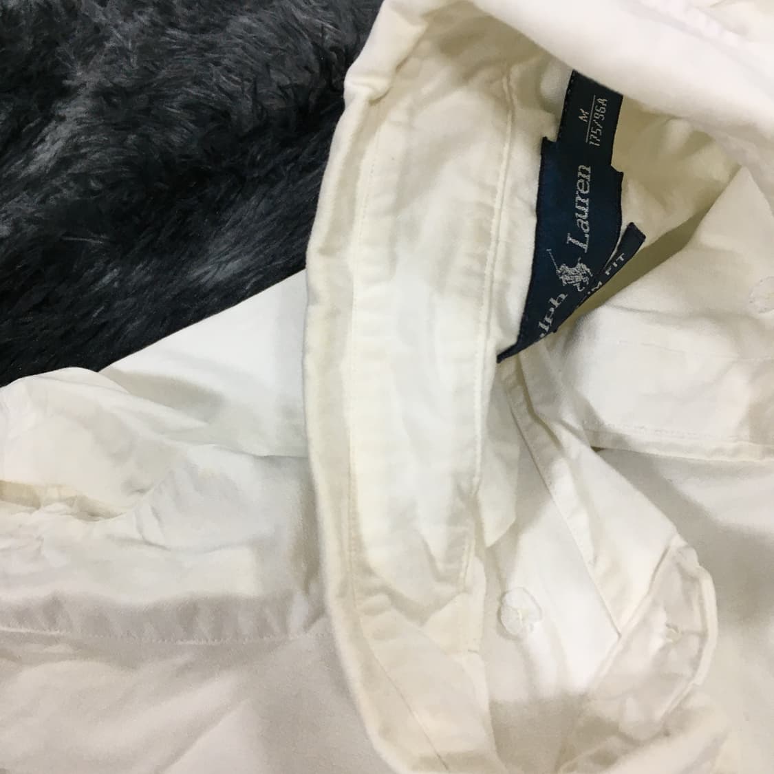 투티/0386 폴로 랄프로렌 긴팔 옥스포드 셔츠 자수 로고 슬림핏 상품이미지6