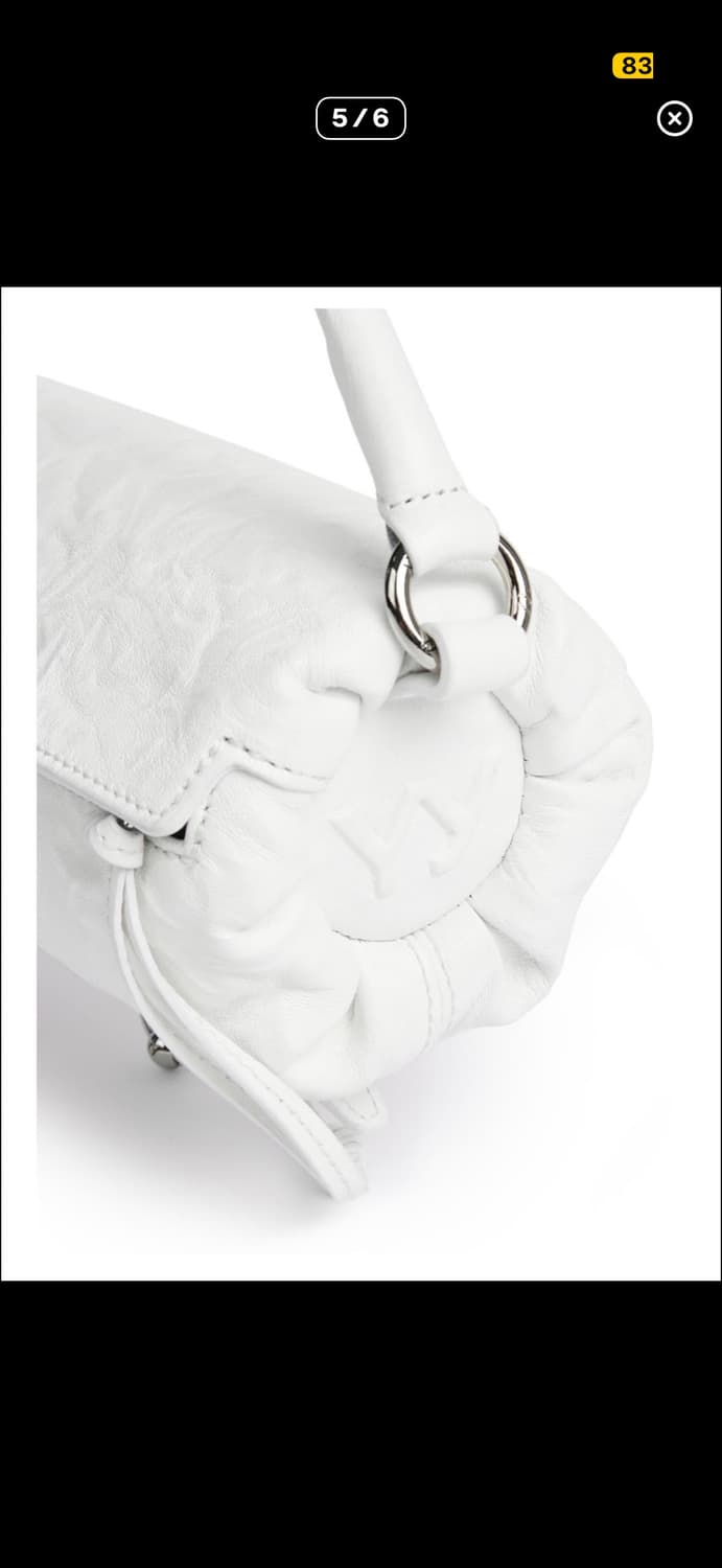 YY CRINKLE PILLOW MINI, WHITE 상품이미지5