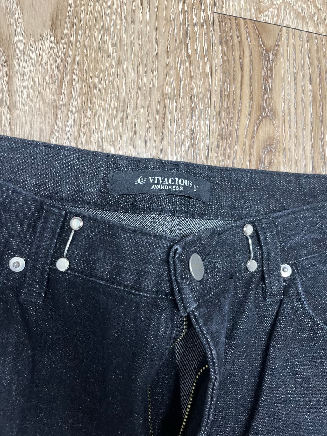 어반드레스 비바셔스 와이드 흑청바지 32 상품이미지4