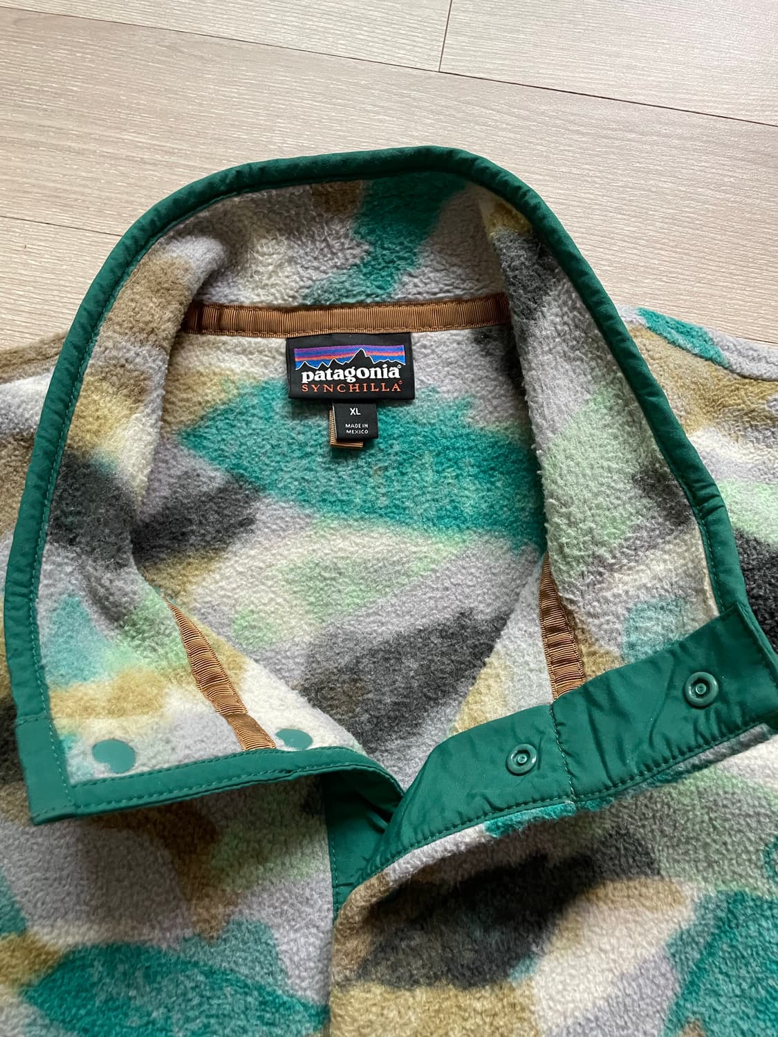 파타고니아 신칠라 연어떼 송어 패턴 rare patagonia 상품이미지3