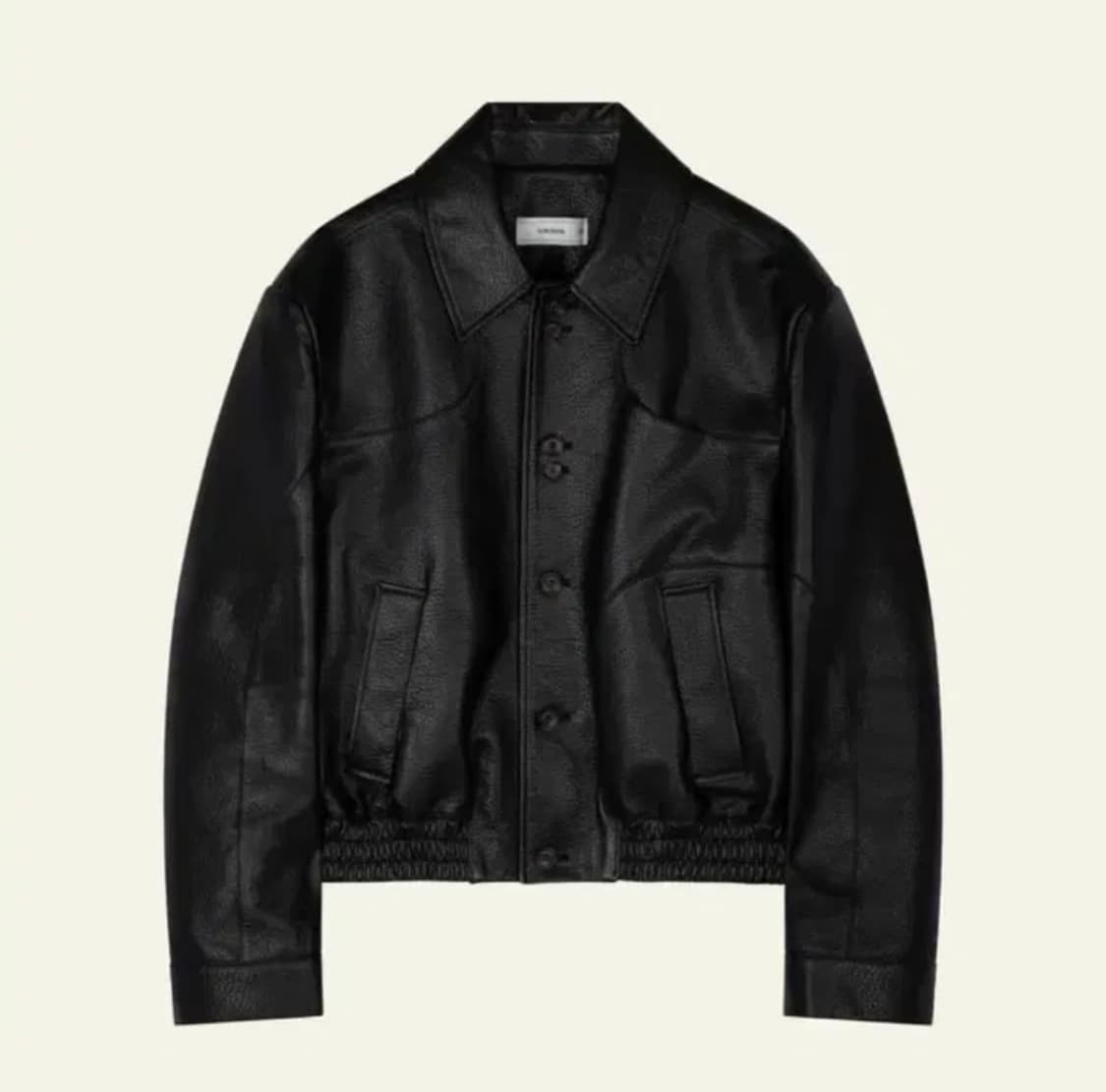 (1)웨이비니스 플로우라인 레더자켓 상품이미지3