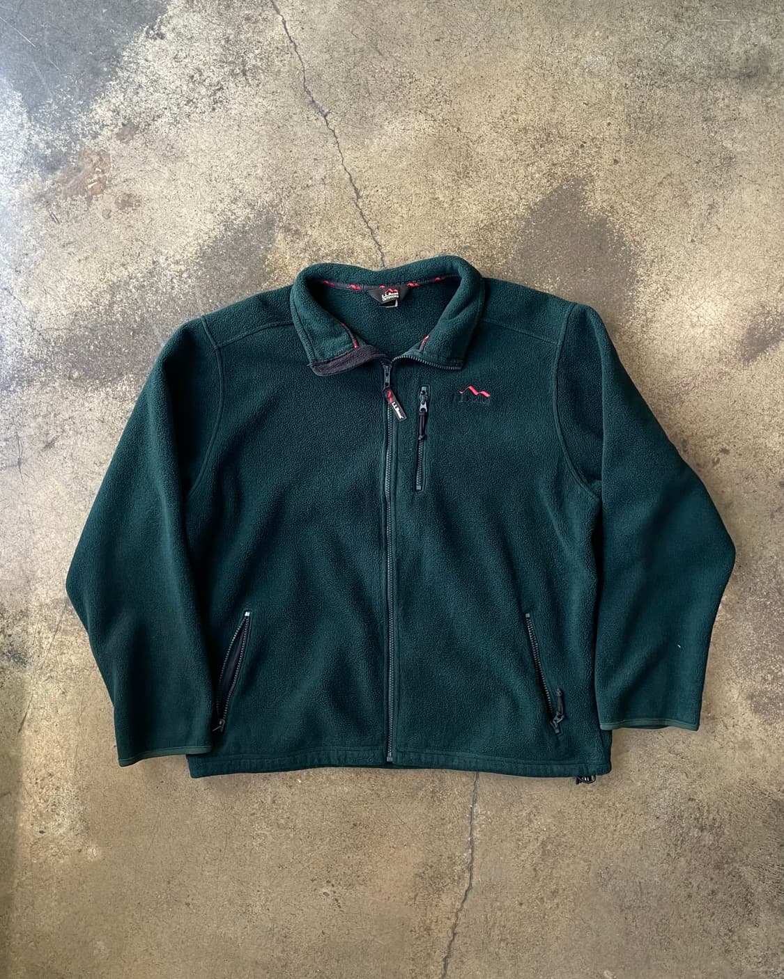 90’s USA L.L.Bean outdoor fleece zipup L 상품이미지1