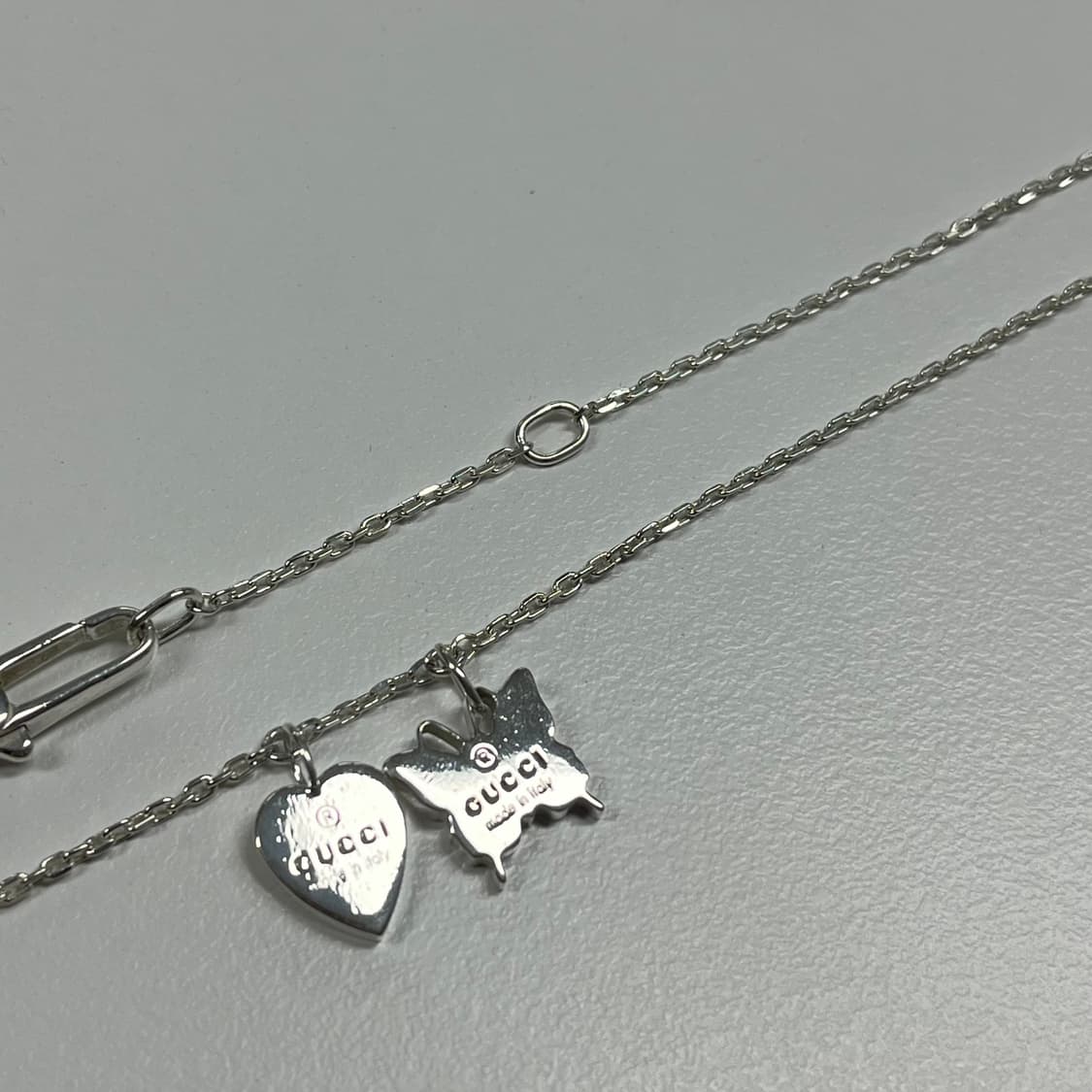 구찌 하트 나비 목걸이 상품이미지8