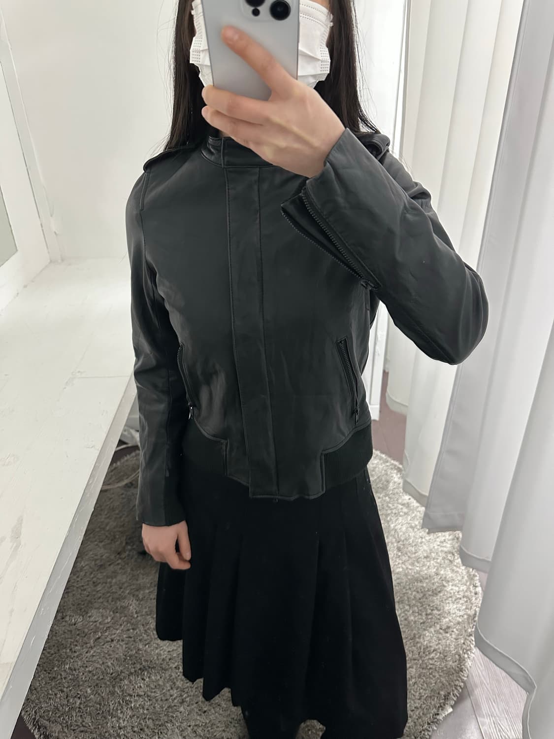 sheep skin leather jacket 상품이미지3