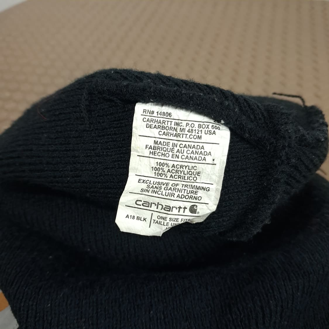 Carhartt Logo Knit Beanie P2000 상품이미지6