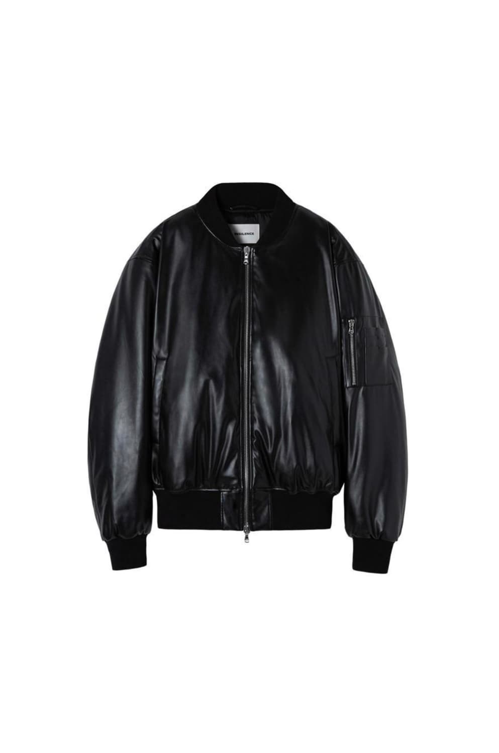 인사일런스 비건 레더 MA-1 (M) 상품이미지4