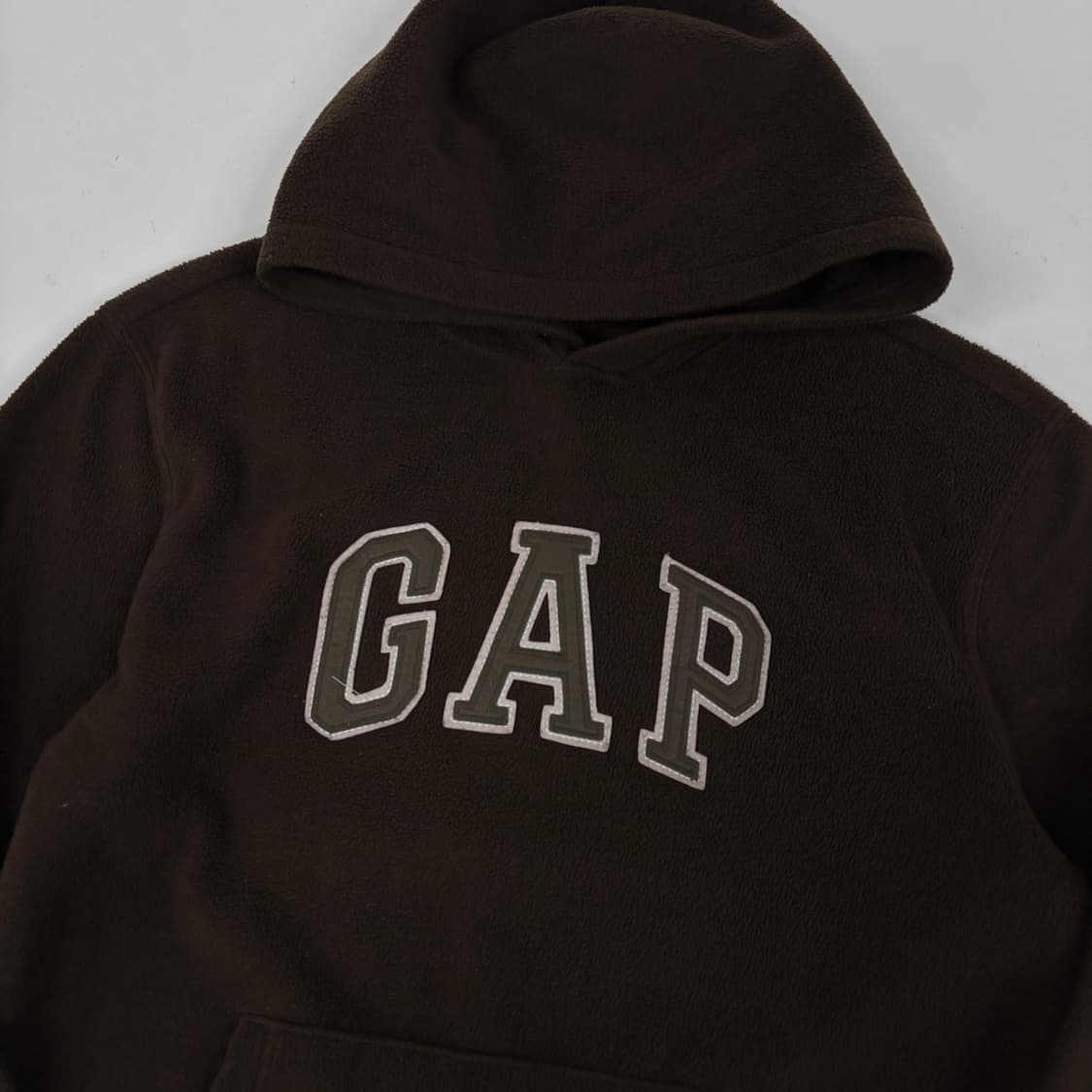 갭 브라운 후리스 후드티  상품이미지4