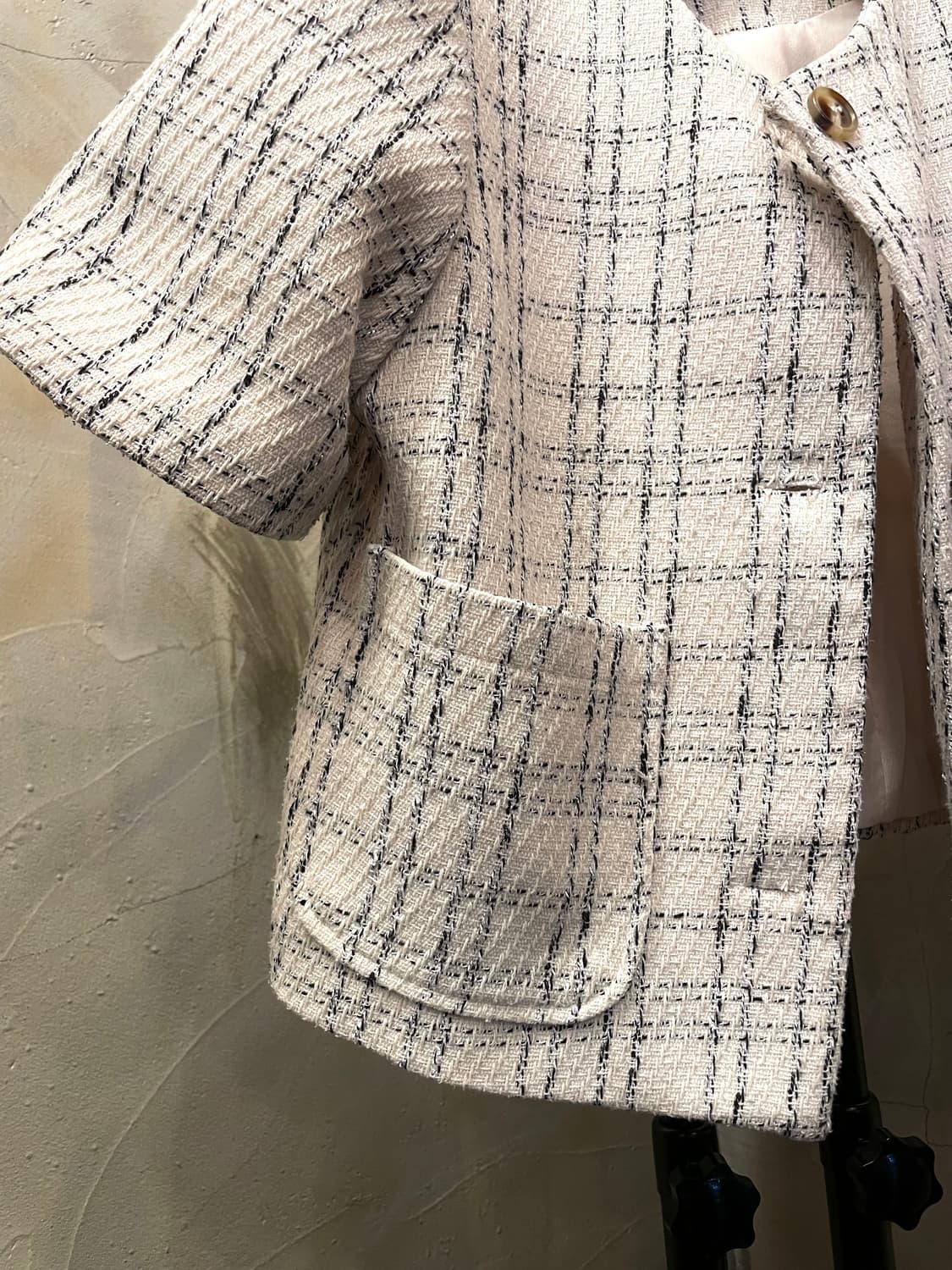 아이잗바바 볼레로 크롭 크림색 자켓 55~66 상품이미지4