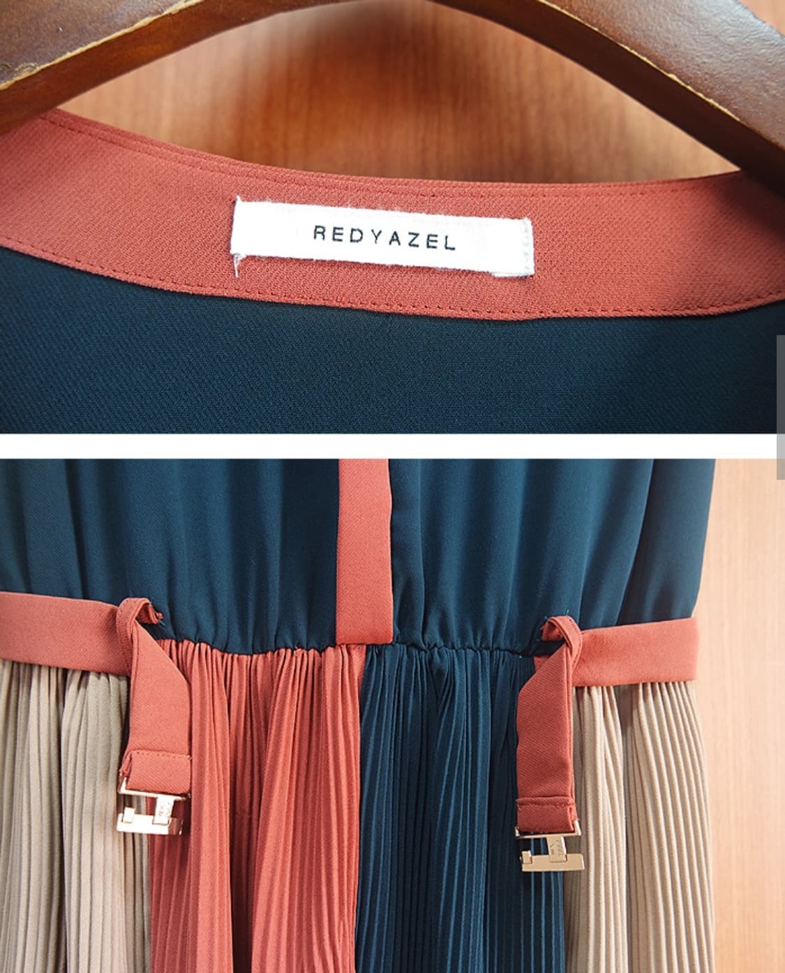 REDYZEL 민소매 주름 원피스 상품이미지3