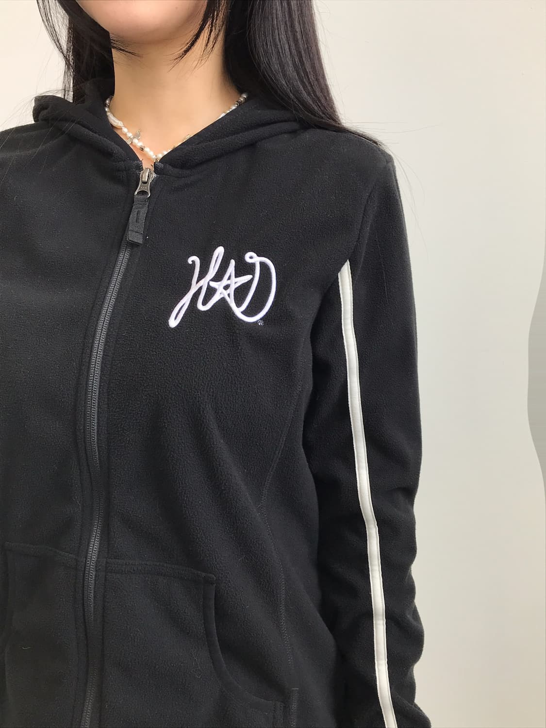 'Harley-Davidson' Black Fleece Zip-Up 상품이미지1